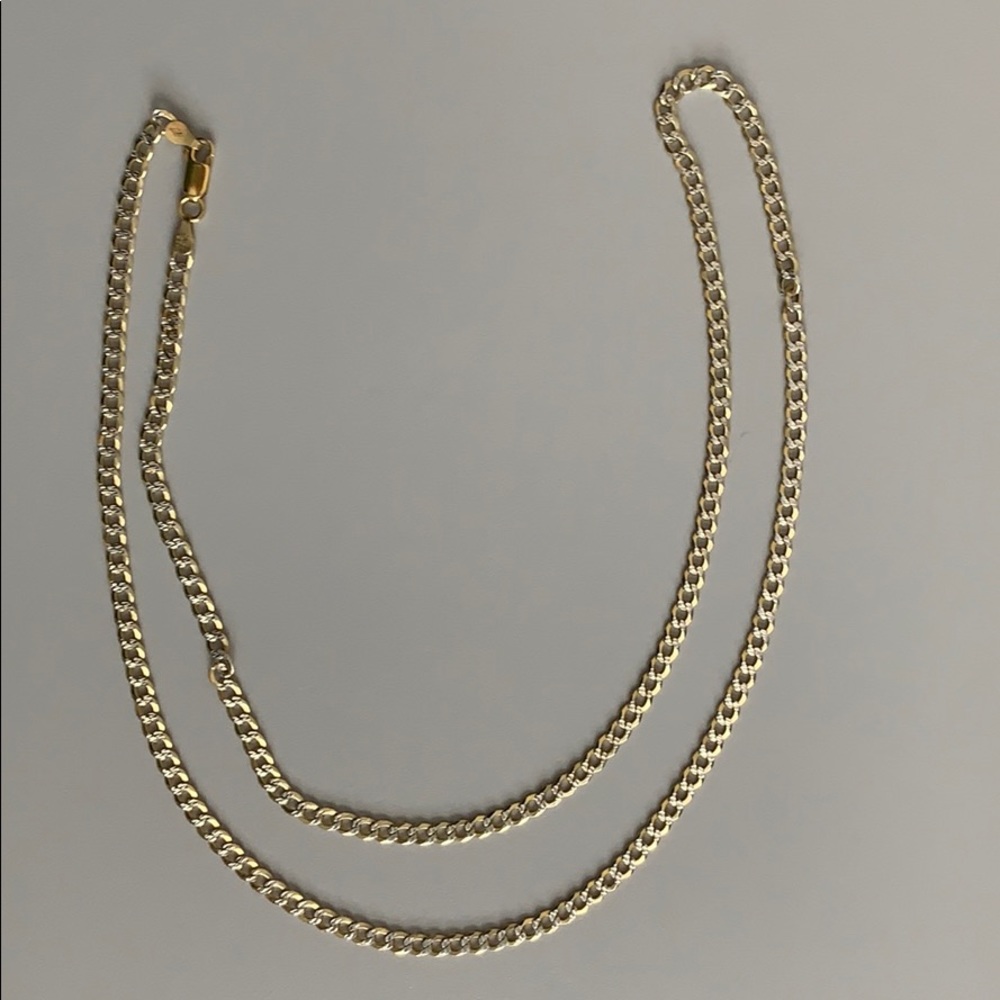 Unisex. Silver necklace